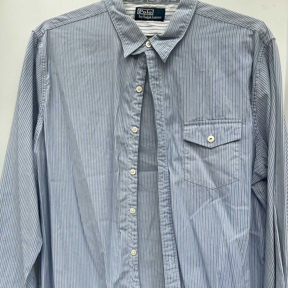 Polo by Ralph Lauren button down casual shirt.  Large. EUC!
